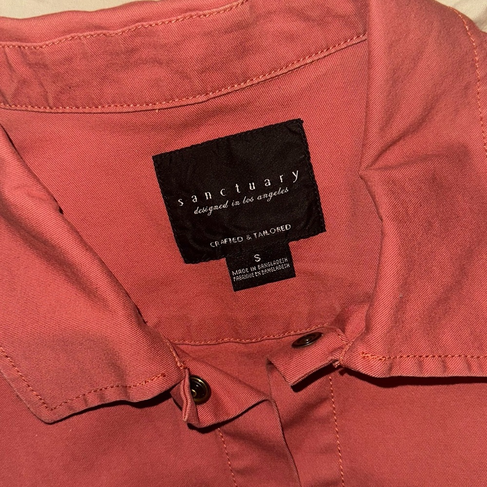 Salmon Button Down Jacket - image 6